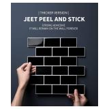 Art3d Subway Peel and Stick Tiles, 12in x 12in Kitchen Backsplash (10 Tiles, Thicker Version) - Retail: $40