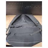 Nice black with blue stripes computer school bag multiple pouches and pockets for headphones and laptops -