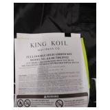 King Kole mattress company full double high airbed kit -