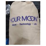 Your Moon mulberry silk white queen size blanket -
