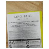 King Kole mattress company California King double high airbed kit - Retail: $150