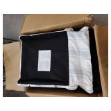 Uixe Striped Blue Chair Cushions Set