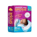 Sposie Booster Pads, Stop Overnight Diaper Leaks, Fits sizes Newborn 1 2 3, No Adhesive for Sensitive Skin, 32 ct - Retail: $19