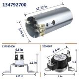 Monkemon 134792700 Dryer Heating Element, 137032600 Thermal Limiter and 3204267 Thermostat Compatible with Electrolux Frigidaire Dryers, Replacement PS2349309 AP4368653 AP4368739 PS2349395 and AP21314