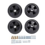 DICMIC 4Pcs Lawn Mower Anti Scalp Deck Wheel Kit Compatible with Gilson 208918 John Deere AM32639 AM54223 Noma 52204 and More - Retail: $27