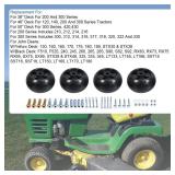 DICMIC 4Pcs Lawn Mower Anti Scalp Deck Wheel Kit Compatible with Gilson 208918 John Deere AM32639 AM54223 Noma 52204 and More - Retail: $27