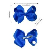 CÉLLOT 40PCS 4.5 Inch Hair Bows for Girls Grosgrain Ribbon Toddler Hair Accessories with Alligator Clips for Baby Girls Toddlers Kids in Pairs - Retail: $9