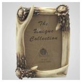 Lipco Poly Resin Antler Photo Frame, 7-inch Height, Wall and Tabletop Decoration - Retail: $24