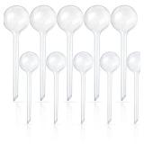 9 Pcs(missing one small one)Clear Plant Watering Globes,Plastic Self-Watering Bulbs,Flower Automatic Watering Device,Garden Waterer for Plant Indoor Outdoor - Retail: $14