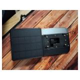 QIBOX Solar Charger Compatible with Ring Video Doorbell 433 PlusBattery Doorbell Plus, Waterproof Continuously Solar Panel, Adjustable Panel - Retail: $40