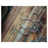 Unique Twist Design Bag Hanger Purse Hooks - 5 Inch Large Size Closet Rod Hooks for Hanging Bags, Purses, Handbags, Belts, Scarves, Hats, Clothes, Pans and Pots (12 Pack) - Retail: $10