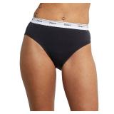 Hanes Originals Womenfts Underwear Hi-Leg Pack, Stretch-Cotton Hi-Leg Panties, Basic Assorted Colors, 6-Pack - Retail: $9