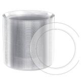 FOCUSLINE 100 Count Clear Plastic Plates 7 Inch, Disposable Salad Dessert Plates Heavy Duty- Premium Clear Hard Plastic for Weddings, Parties and Events - Retail: $25