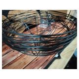 Karlliu 4 Pack 12 Inch Hanging Planters for Outdoor Plants Metal Watering Flower Baskets with Coco Liner for Hanging Pot Round Plant Holders Planter for Outside Garden Decoration - Retail: $40