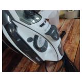 IRONDAY Steam Iron for Clothes Rapid Heating, 1700W Iron with Non-Stick Ceramic Soleplate, 3-Way Auto-Off, Burst of Steam, Self-Cleaning, 14.07oz Water Tank Ironing Clothes for Home, Grey - Retail: $4