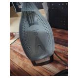 IRONDAY Steam Iron for Clothes Rapid Heating, 1700W Iron with Non-Stick Ceramic Soleplate, 3-Way Auto-Off, Burst of Steam, Self-Cleaning, 14.07oz Water Tank Ironing Clothes for Home, Grey - Retail: $4
