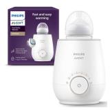 Philips Avent Premium Fast Bottle Warmer, with Smart Temperature Control, Water Bath Technology, Automatic Shut-Off, Model SCF358 - Retail: $50