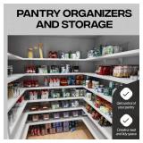 ClearSpace Clear Plastic Storage Bins  Pantry Organizers and Storage Containers, Cabinet Organizer - Home Organization Must Haves for Kitchen, Laundry Room, Office, Closet, Garage and Freezer - Reta