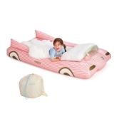 FUNBOY Kids Pink Inflatable Travel Bed and Mattress. Perfect for Sleepovers. Includes Carrying Case Storage Bag, Twin - Retail: $79
