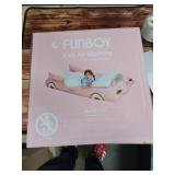 FUNBOY Kids Pink Inflatable Travel Bed and Mattress. Perfect for Sleepovers. Includes Carrying Case Storage Bag, Twin - Retail: $79