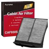 Puroma Cabin Air Filter with Activated Carbon, Replacement for CP930, CF10930, CAF1869P, Subaru: 72880-FG000, Compatible with Crosstrek, Forester, Impreza, WRX, WRX STI, XV Crosstrek - Retail: $9