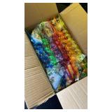 LiYiQ 134 Pcs Building Blocks Party Favors with Reusable Drinking Straws Animal Building Blocks Slap Bracelets Keychains Stamps Stickers and Gift Bags for Kids Gamer Birthday Party Supplies (Building)