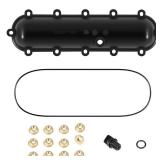 Raypak Return Header Kit - Genuine Fit for Raypak 206A-407A Pool and Spa Heaters | Complete Set with Seal and Flange Nut |015095F Polymer Return Header | Compatible with Raypak Models 266A, 336A, 406A