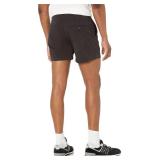 Amazon Essentials Menfts Slim-Fit 5\ Flat-Front Comfort Stretch Chino Short (Previously Goodthreads), Washed Black, 38 - Retail: $17in