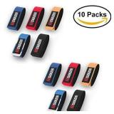 Fishing Rods Belt Stretchy Straps Tackle Ties Cable Holders Fit for Casting Rods, Spinning and Fly (5 Color, 10 pcs) - Retail: $12