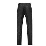 MOGU Menfts Skinny Straight-Fit Casual Pants Waist 31 Black - Retail: $37
