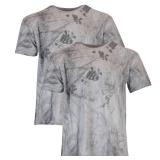 Comfort Colors Adult Heavyweight Short Sleeve Tee, Style G1717G1745, Smoke (2-Pack), Large - Retail: $24