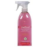 Method All-Purpose Cleaner, Pink Grapefruit, Plant-Based and Biodegradable Formula Perfect for Most Counters, Tiles, Stone, and More, 28 oz spray bottle - Retail: $4