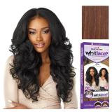 Sensationnel What Lace 13X6 Wigs - Latisha Lacefrontal Hand Tied Glueless Synthetic With Natural Density Preplucked Hairline (FLAMBOYAGECHOCOLATE) - Retail: $47