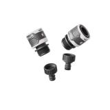 Vego Garden Hose Fitting Quick Connector Set with Water Stop and Lock Feature Quick Release Kit Hose Fittings and Adapters- V1 Set of 4 - Retail: $13
