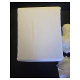 QUEEN White Cotton Bedding Set, 2 Pillowcases and 1 Sheet - Retail: $85
