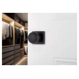 BRINKS Contemporary Passage Ball Door Knob, Modern Lock Set, Interior Door Knobs for Sleek Home Decor - Matte Black - Retail: $18