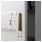 Goo-Ki 6 Pack 3 Inch Antique Brass Knurled Cabinet Pulls - Vintage Bar Handles - Textured Grip for Drawer, Dressers, Furniture Hardware - Retail: $30