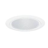 Juno 5-Inch Round Baffle Recessed Lighting Trim, Glare-Reducing Snap-in Trim for Can Lights, Fits Juno IC20 and TC20 Housings, White Finish - Retail: $17