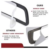 RUXIFEY 3rd Third Brake Light Seal Gasket Compatible with Dodge Ram 1500 2009 to 2017, Ram 2500 3500 2010 to 2017 High Mount Stop Lamp Assembly - Retail: $11