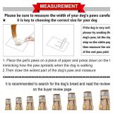 QUMY Dog Shoes for Large Dogs, Medium Dog Boots and Paw Protectors for Winter Snowy Day, Summer Hot Pavement, Water-Resistant in Rainy Weather, Outdoor Walking, Indoor Hardfloors Skid-Resistant Sole -