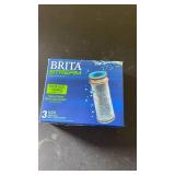Brita Stream Pitcher Water Filter for Pitchers and Dispensers, BPA-Free, Replaces 1,800 Plastic Water Bottles a Year, Lasts Two Months or 40 Gallons, Includes 3 Filters - Retail: $20