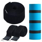 3 Pcs Floating Water Mat Straps, Pad Straps Reusable for Storing Storage Up to 18 Feet Long or Shorter, Floating Mat Accessories - Retail: $17