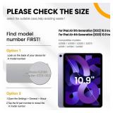 Timecity Case for iPad Air 5th4th Generation, Shockproof Cases with Strap and Pencil Holder [Supports Pencil 2nd Gen Charging], for iPad Air 54 10.9 Inch Case- Orange - Retail: $36