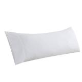 WhatsBedding Body Pillow Cover, Ultra Soft Microfiber Pillowcases, Breathable Long Pillow Case, Envelope Closure - White (20x54 inch) - Retail: $5
