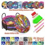 8 Pcs Diamond Painting Coasters Kits - 5D Diamond Painting Coasters DIY Diamond Art Coasters with Holder Non Slip Coaster Crystal Sticky for Tabletop Protection and Gifts?Tree of Life? - Retail: $9
