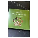 EXPAWLORER Dog Socks for Hot Pavement to Prevent Licking Paws, Anti Slip Doggie Booties Grippy Shoes for Hardwood Floors, Boots and Paw Protectors for Small Medium Large Senior Dogs Khaki M - Retail: 