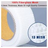 LYLTECH Drywall Joint Tape-13 MESH,100% Fiberglass 1.88-Inch X 180Feet,Heavy-Duty Self-Adhesive Wall Crack and Seam Patch - Retail: $7