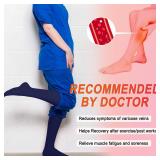 Iseasoo 4 Pairs Compression Socks for Women Men Circulation-Best Support for Nurses,Running,Athletic,Travel L-XL - Retail: $15