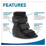 United Ortho USA14013 Short Cam Walker Fracture Boot, Small, Black - Retail: $43