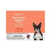 Amazon Basics Flea and Tick Topical Treatment for Small Dogs (5-22 pounds), 6 Count (Previously Solimo) - Retail: $30